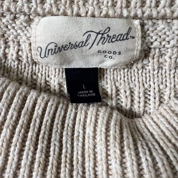 Universal Thread Textured Cream Sweater - Picture 3 of 4